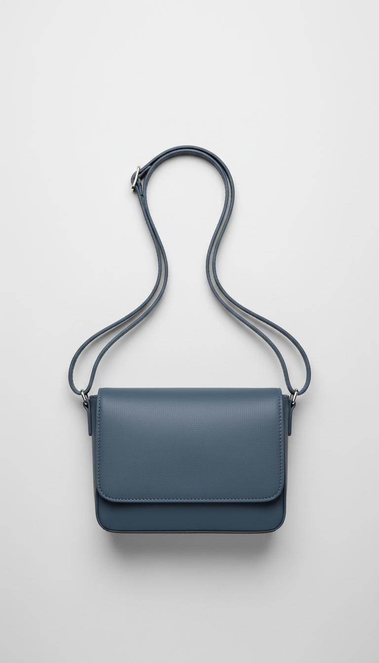 Crossbody Bag in Slate Blue