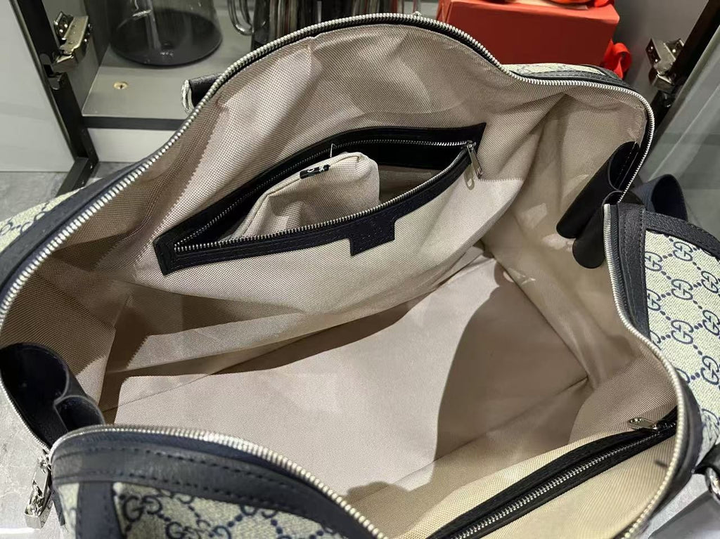 Gucci GG Supreme Travel Duffel Bag – Premium Quality Luxury Inspired Weekender Bag