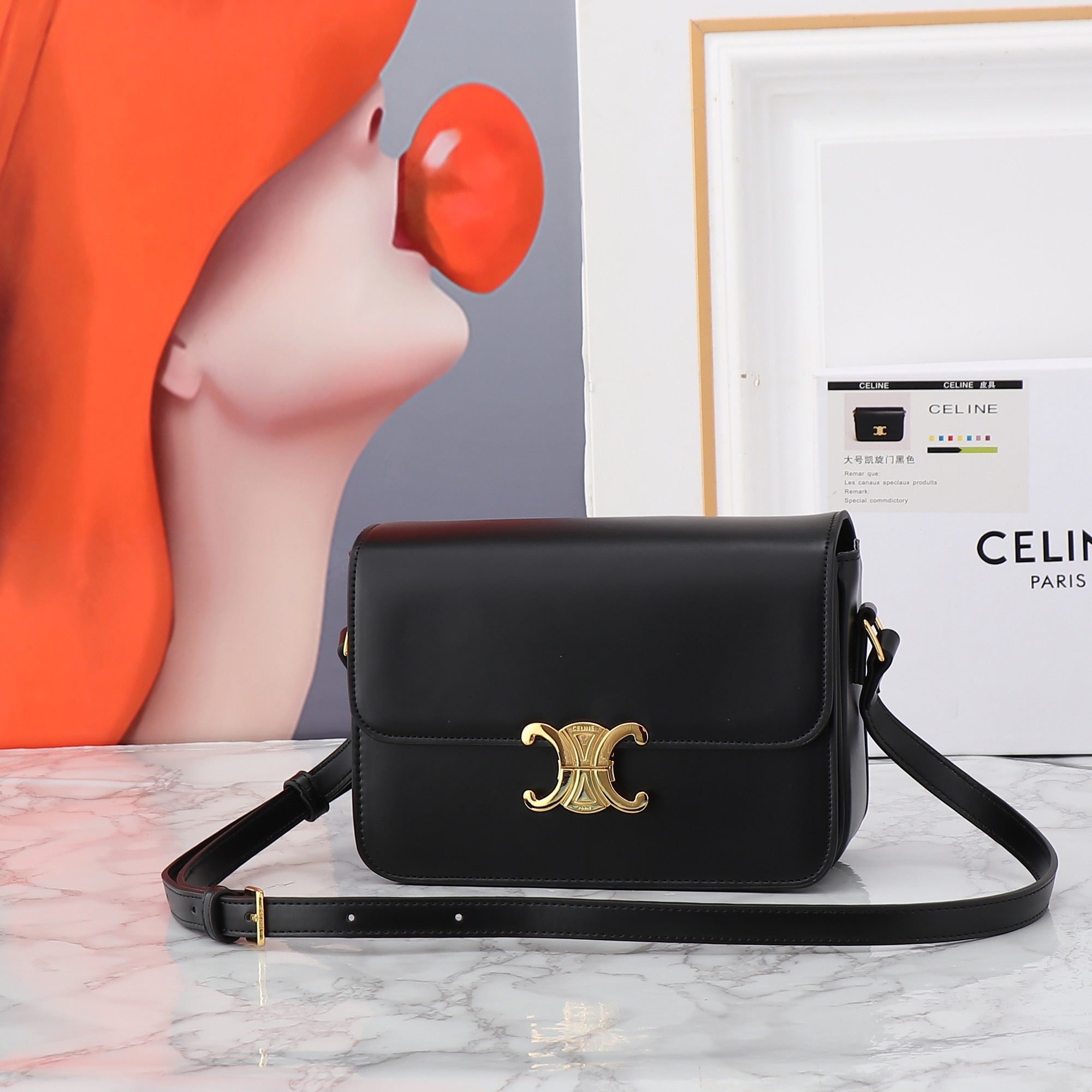 Celine Triomphe Bag – Luxury Leather Shoulder Bag