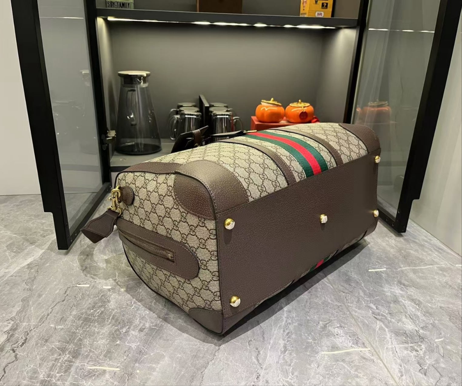 Gucci GG Supreme Travel Duffel Bag – Premium Quality Luxury Inspired Weekender Bag