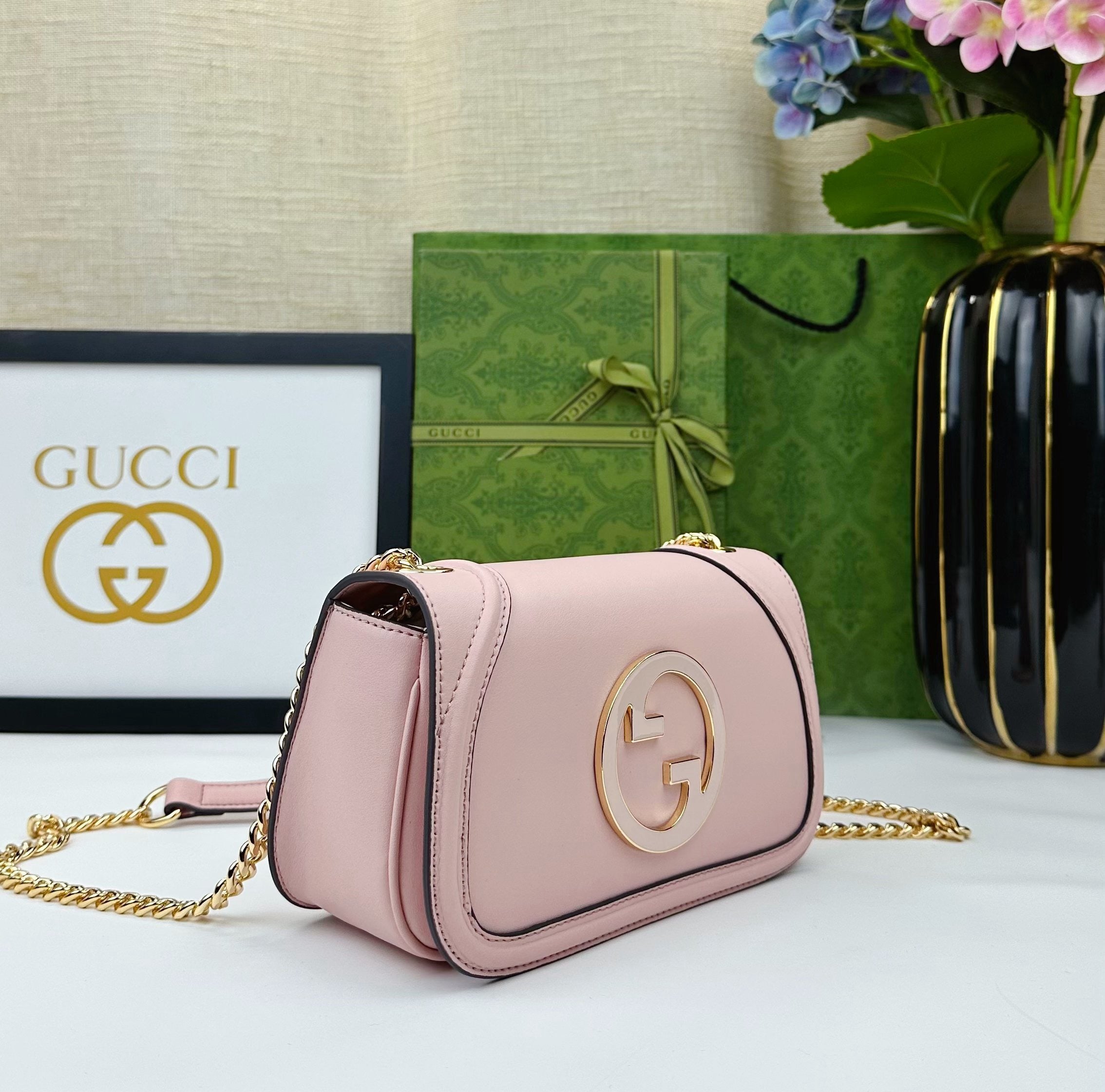 Gucci Blondie Shoulder Bag – Luxury Inspired Round GG Logo Handbag for Women