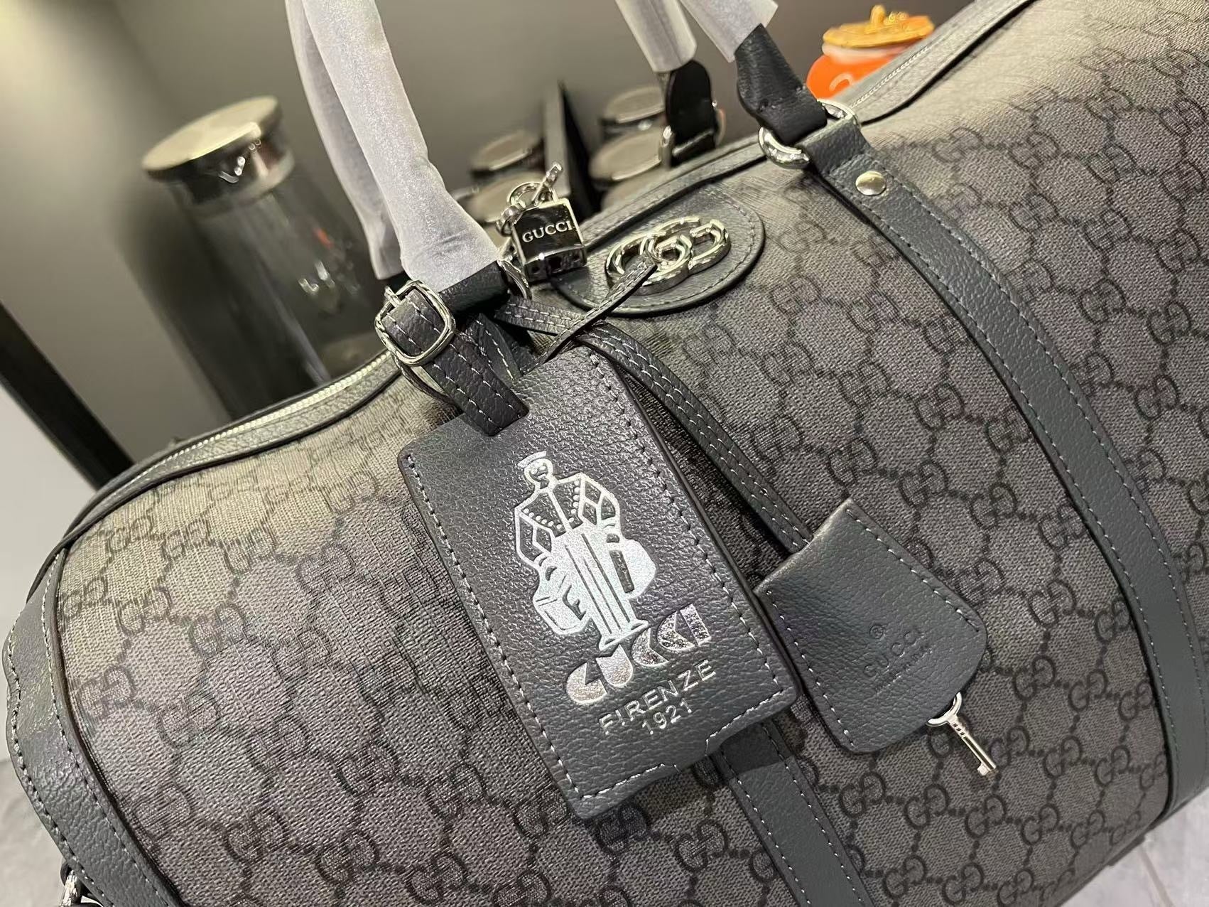 Gucci GG Supreme Travel Duffel Bag – Premium Quality Luxury Inspired Weekender Bag
