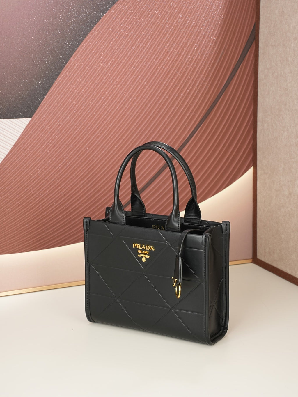 Prada Symbole Bag – Luxury Jacquard & Leather Designer Handbag