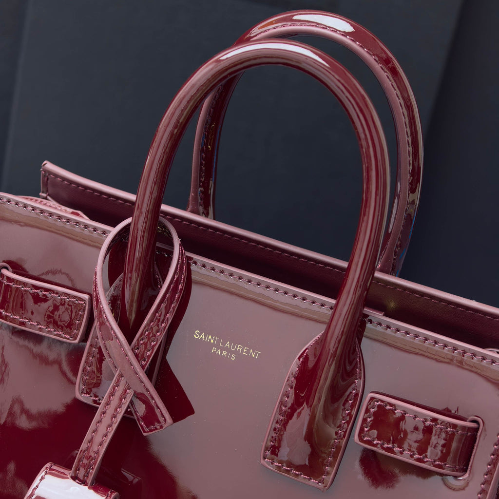 Saint Laurent Sac de Jour – Leather Top Handle Bag