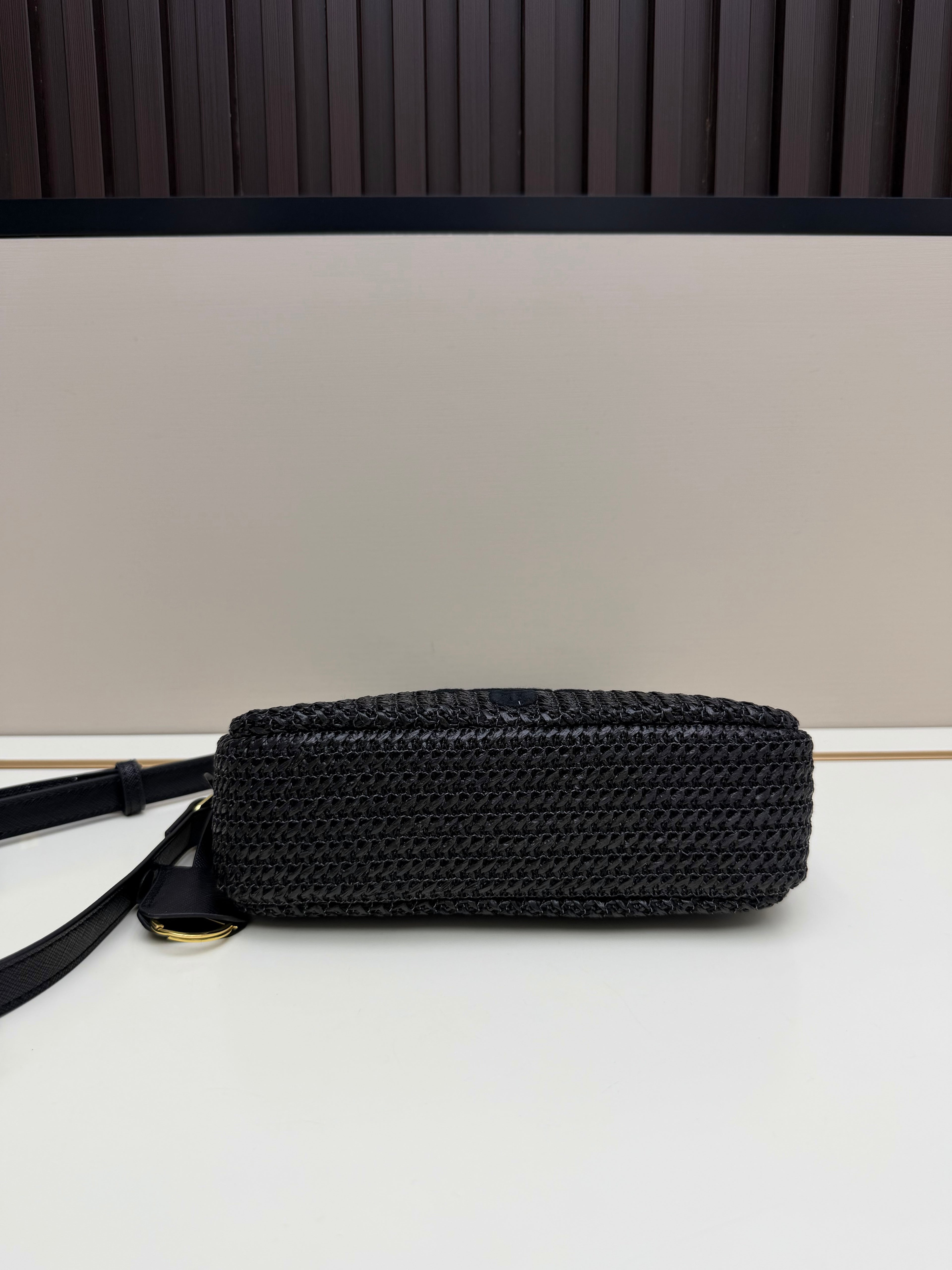 Prada Arqué Shoulder Bag – Authentic Brushed Leather Luxury Designer Handbag