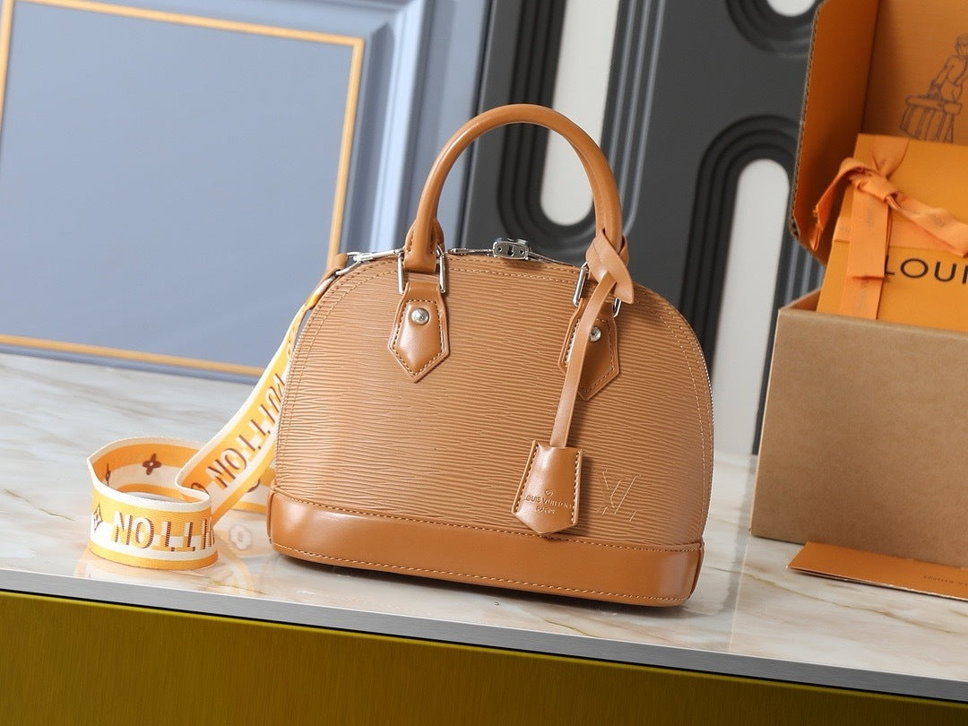 Louis Vuitton Alma BB Monogram Canvas Handbag – Luxury Crossbody Bag