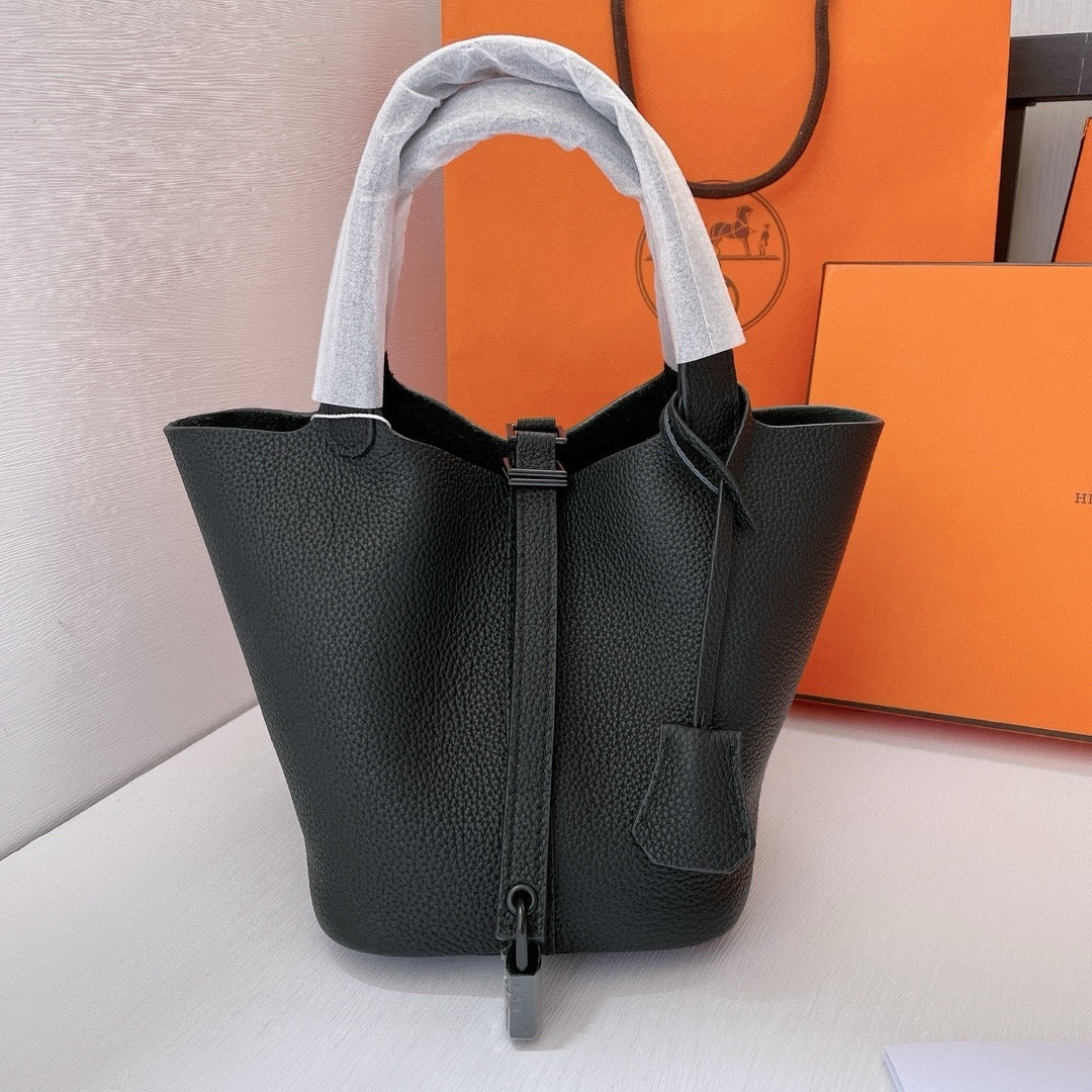 Hermès Picotin Lock Bag – Luxury Leather Bucket Bag