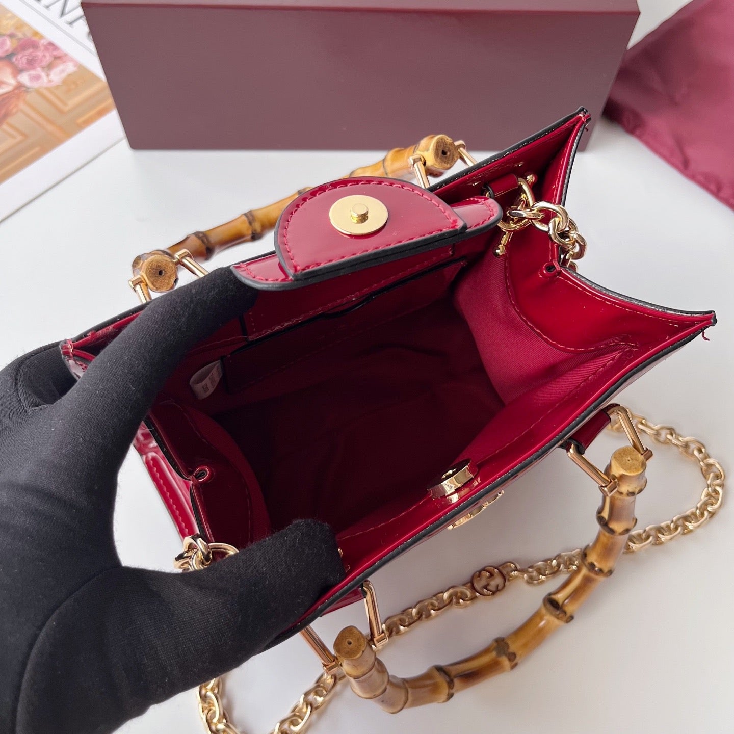 Gucci Diana Tote Bag – Luxury Inspired Bamboo Handle Handbag for Women