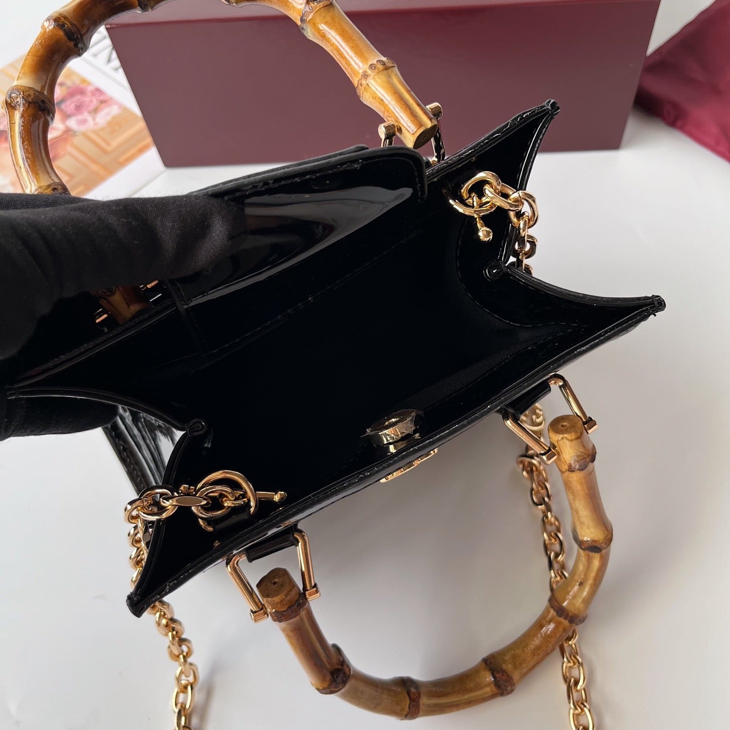 Gucci Diana Tote Bag – Luxury Inspired Bamboo Handle Handbag for Women