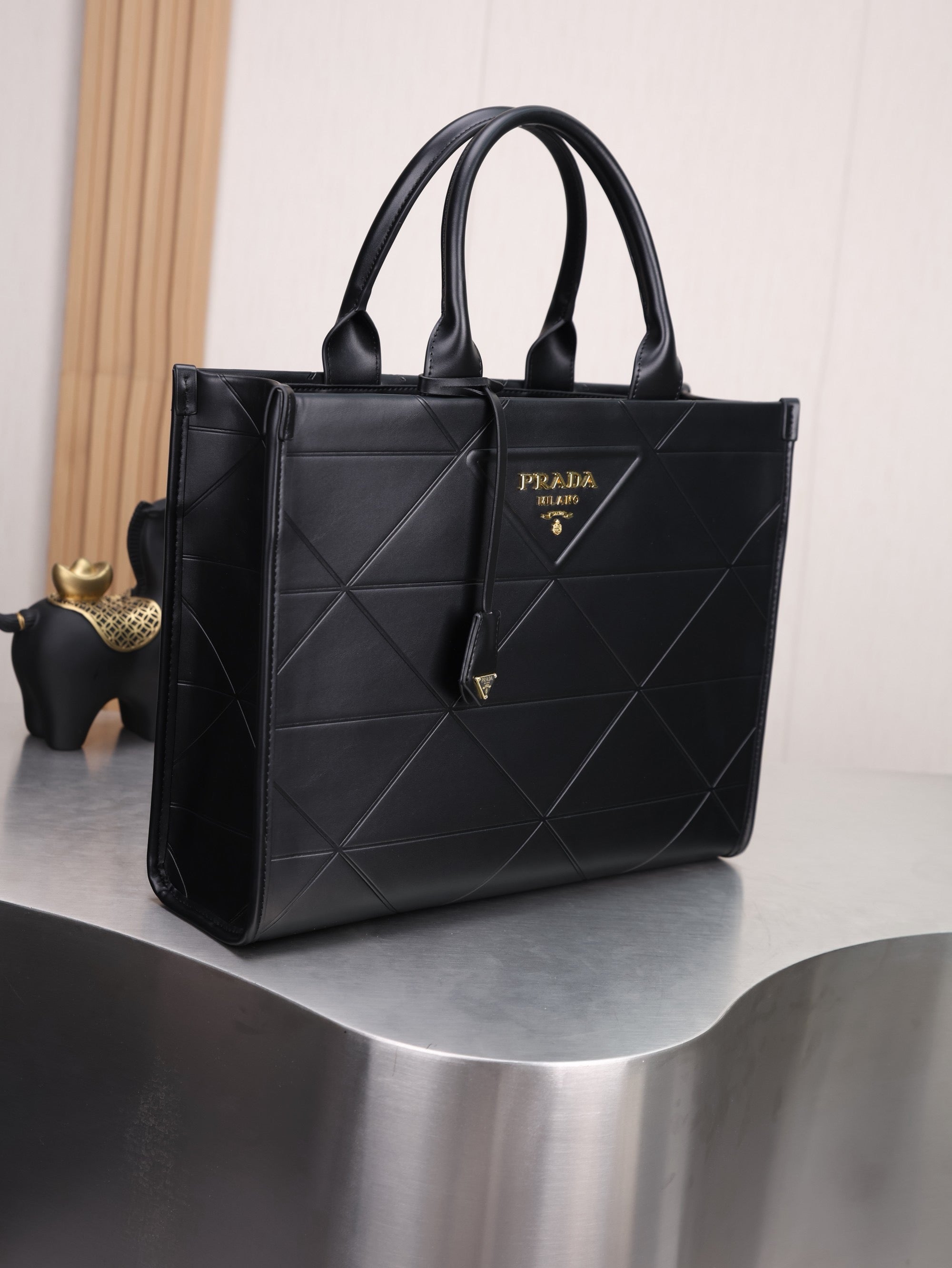 Prada Symbole Bag – Luxury Jacquard & Leather Designer Handbag