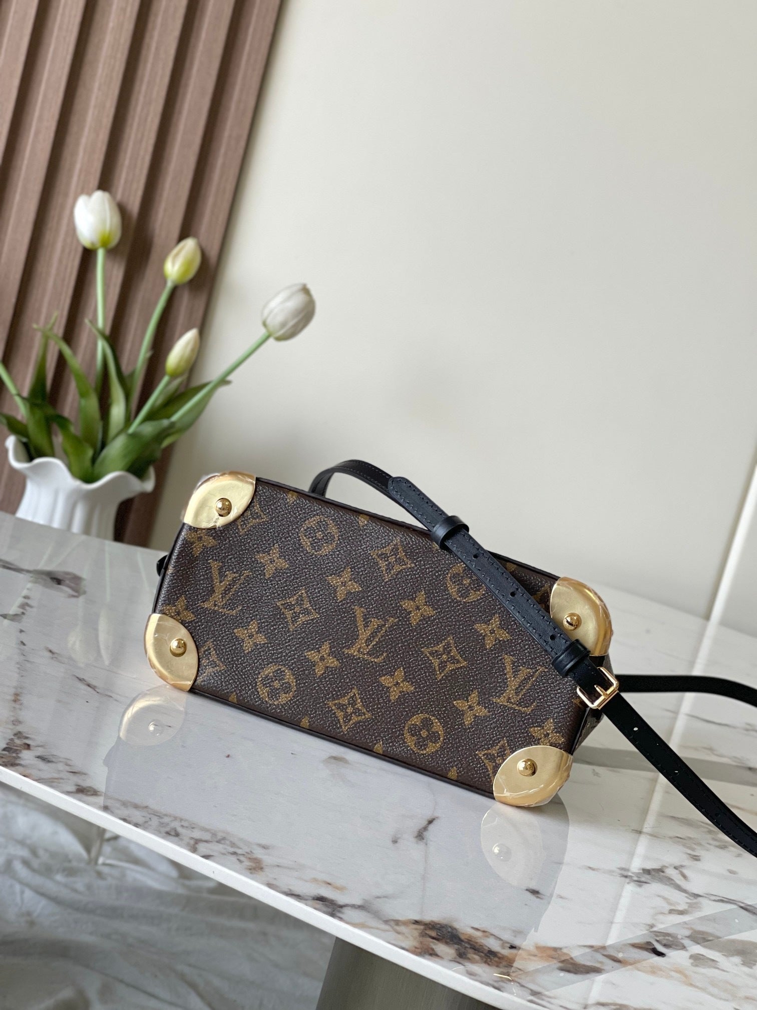 Louis Vuitton Alma BB Monogram Canvas Handbag – Luxury Crossbody Bag