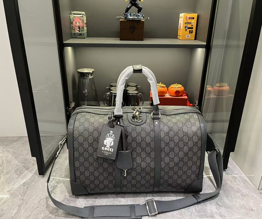Gucci GG Supreme Travel Duffel Bag – Premium Quality Luxury Inspired Weekender Bag