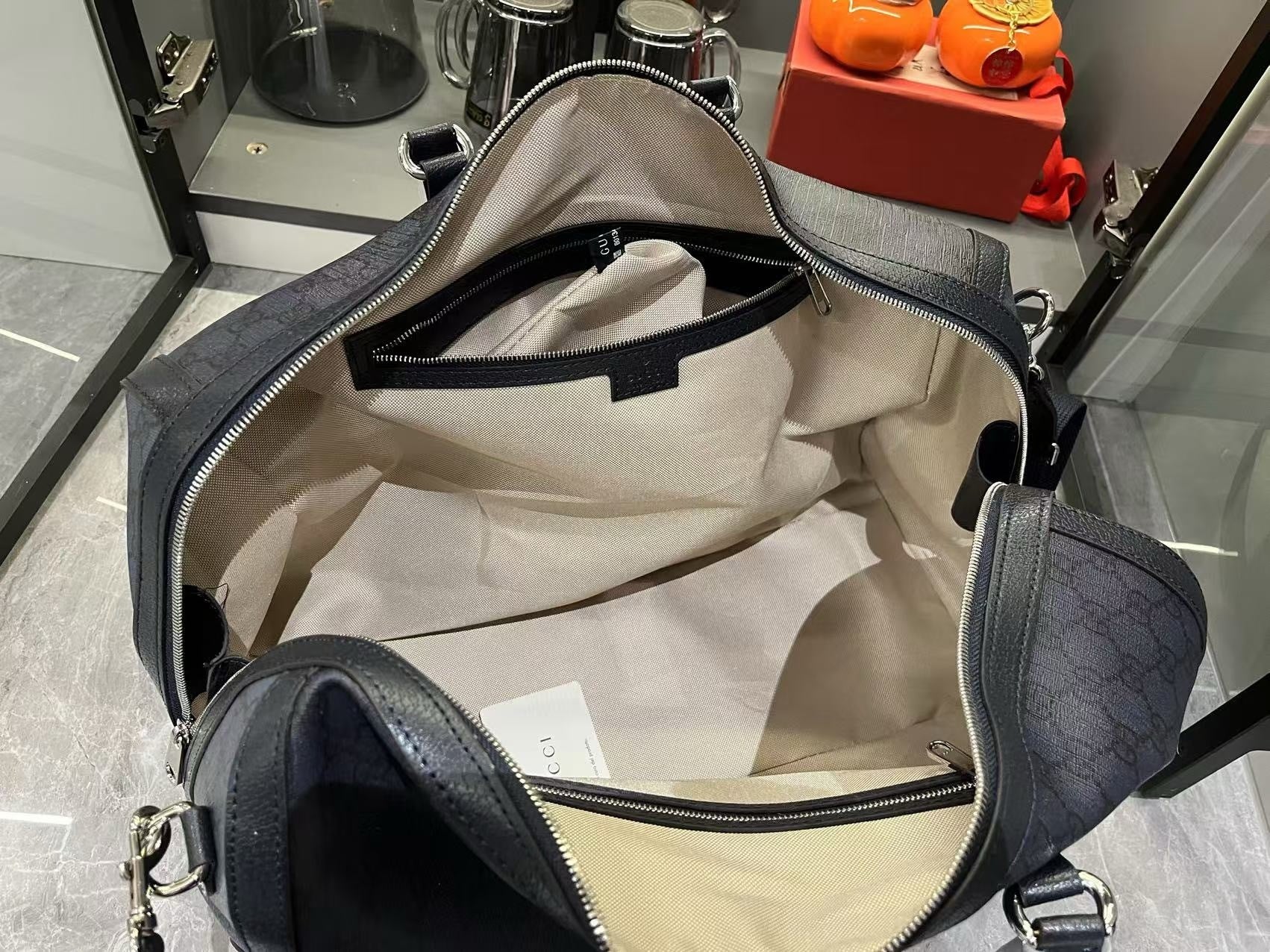 Gucci GG Supreme Travel Duffel Bag – Premium Quality Luxury Inspired Weekender Bag
