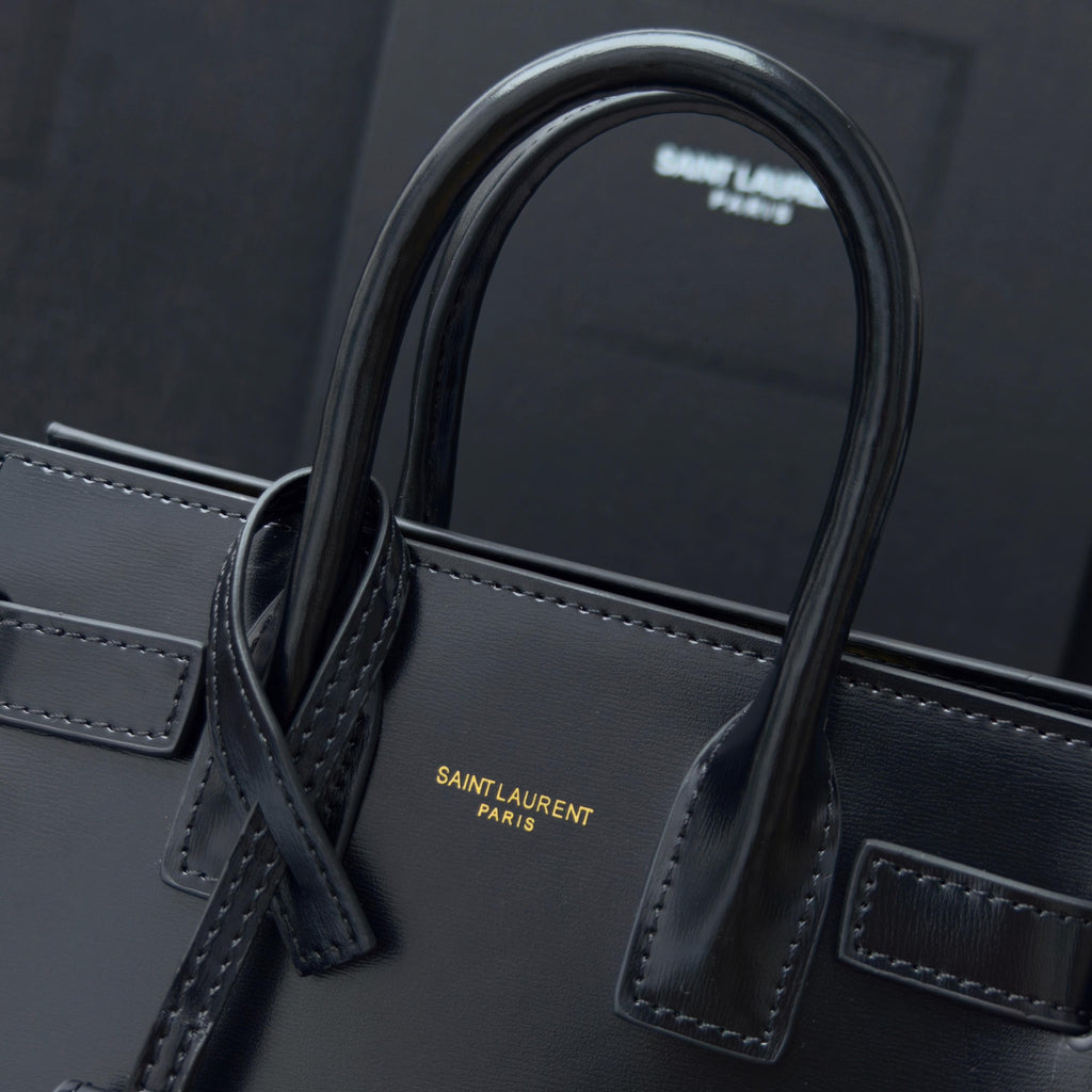 Saint Laurent Sac de Jour – Leather Top Handle Bag