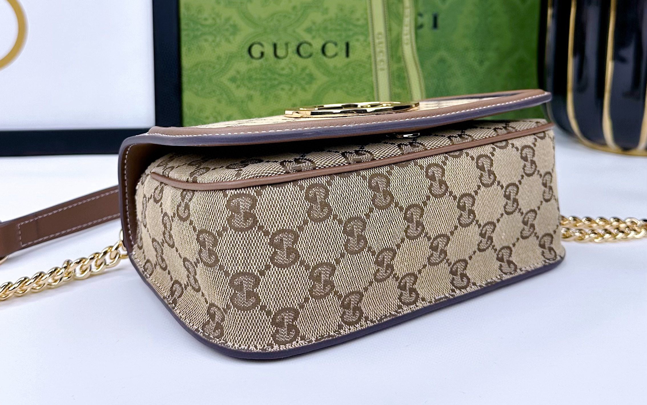 Gucci Blondie Shoulder Bag – Luxury Inspired Round GG Logo Handbag for Women