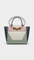 Structured Tote in Polished Stone