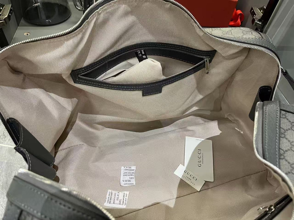 Gucci GG Supreme Travel Duffel Bag – Premium Quality Luxury Inspired Weekender Bag