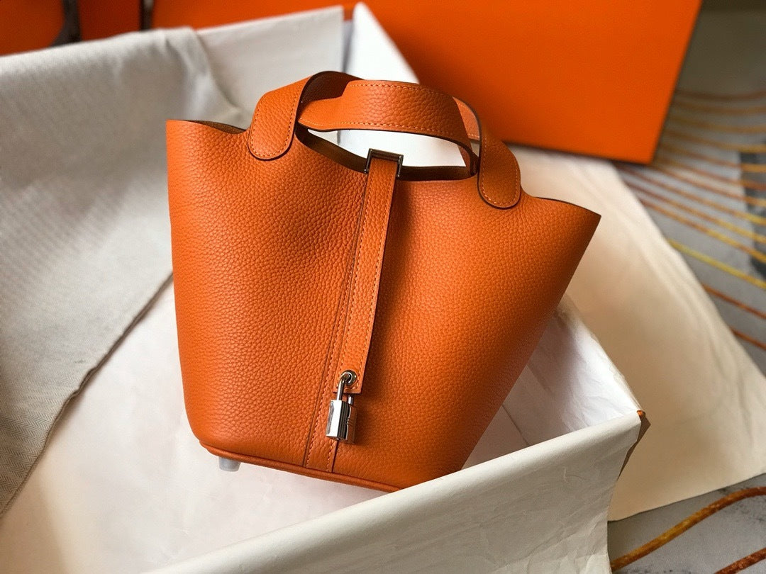 Hermès Picotin Lock Bag – Luxury Leather Bucket Bag