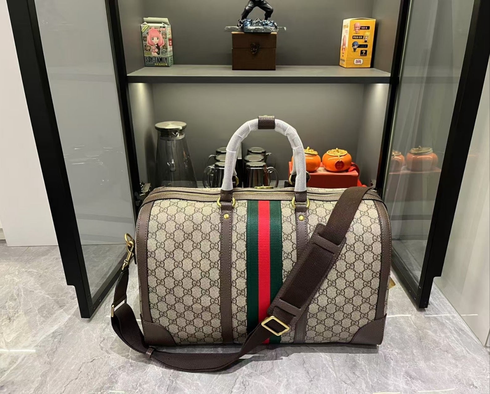 Gucci GG Supreme Travel Duffel Bag – Premium Quality Luxury Inspired Weekender Bag