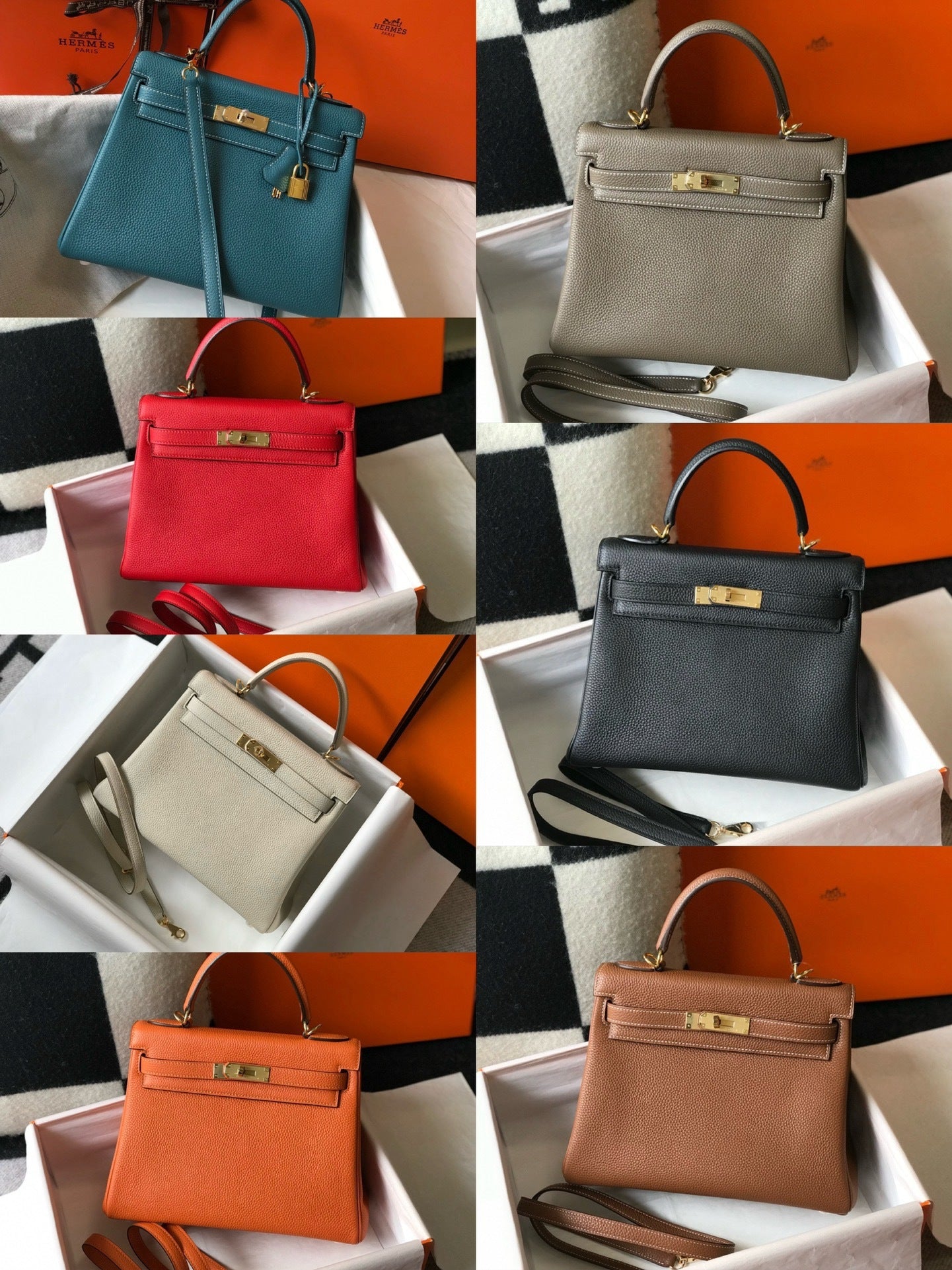 Hermès Kelly Bag – Authentic Luxury Leather Top Handle Handbag