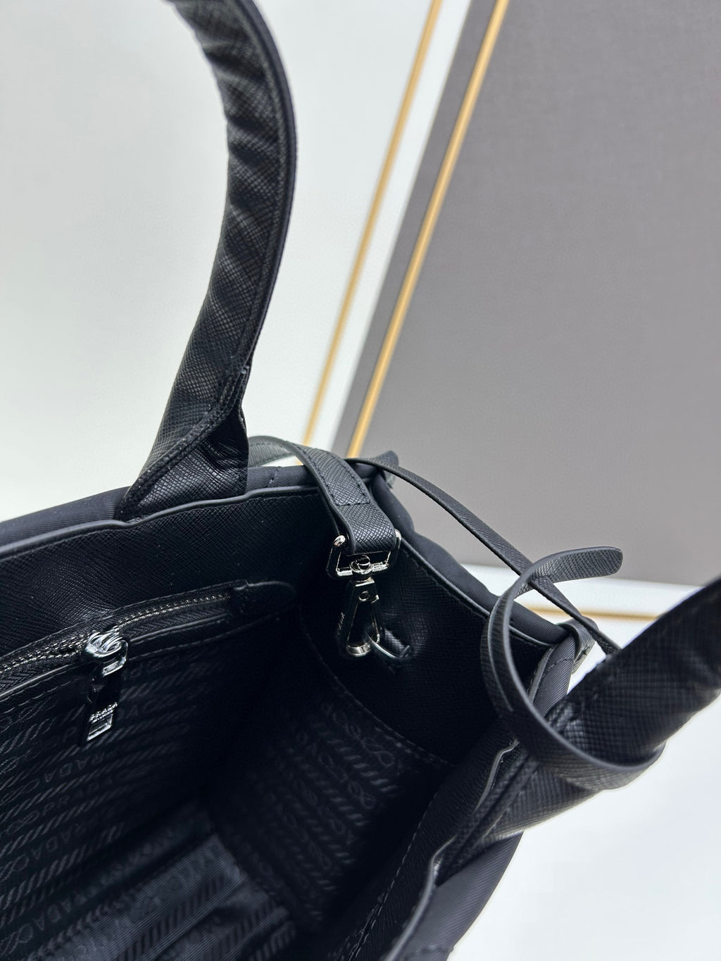 Prada Galleria Saffiano Leather Bag - Luxury Top Handle Handbag
