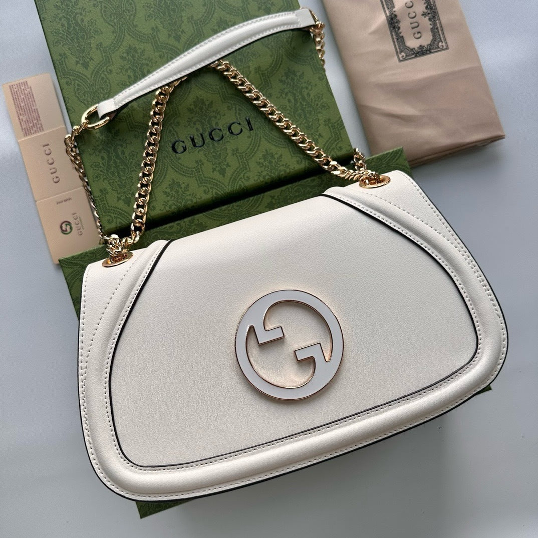 Gucci Blondie Shoulder Bag – Luxury Inspired Round GG Logo Handbag for Women