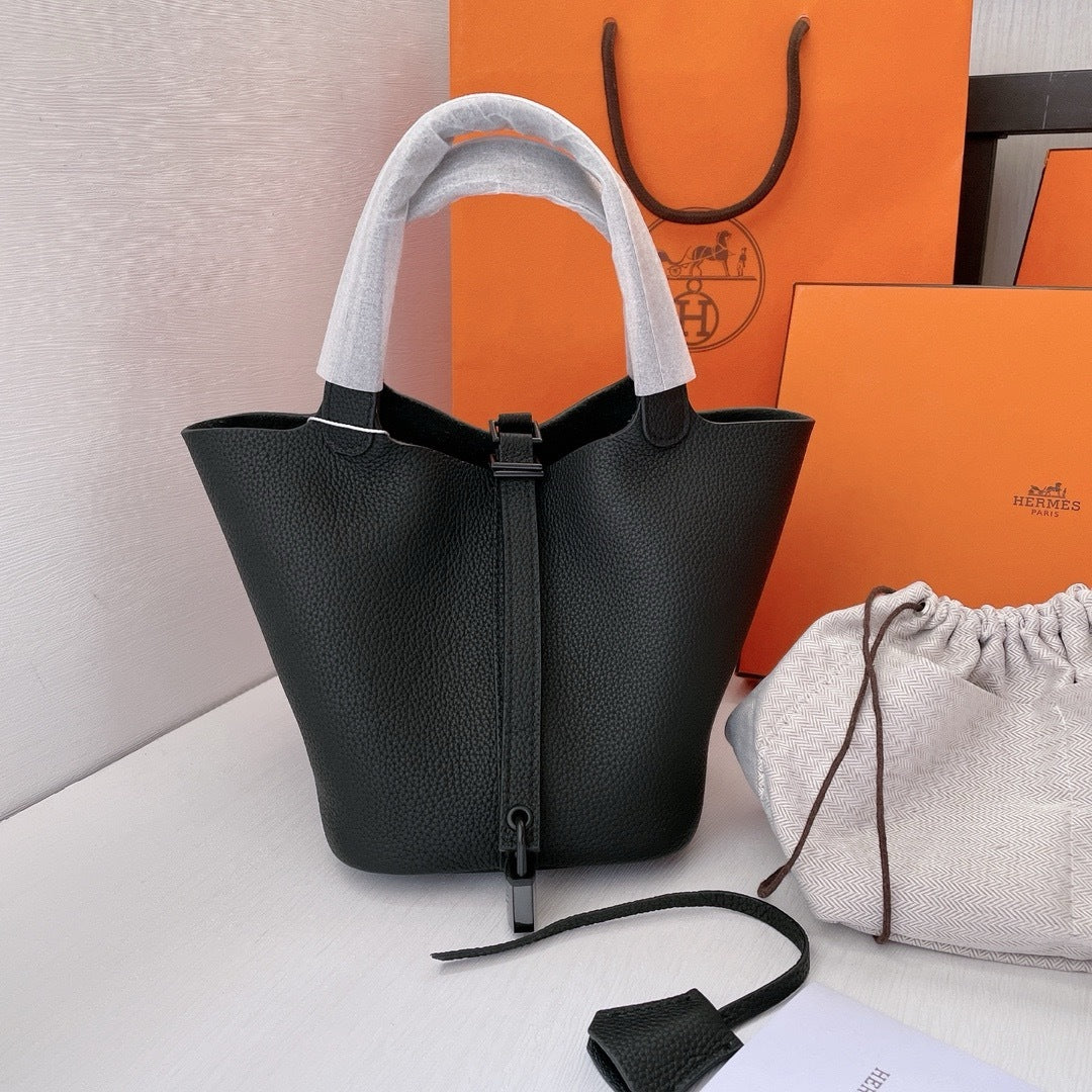 Hermès Picotin Lock Bag – Luxury Leather Bucket Bag